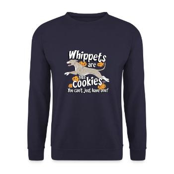 whippetcookies7 - Sweat-shirt Unisexe - marine - Devant - Alina (178cm) & Michal (187cm)