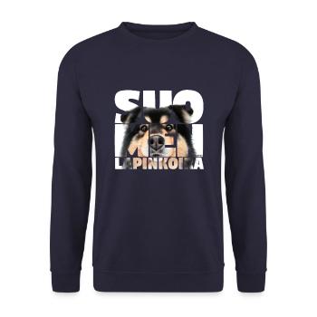 NASSU Lappari 004 - Sweat-shirt Unisexe - marine - Devant - Alina (178cm) & Michal (187cm)