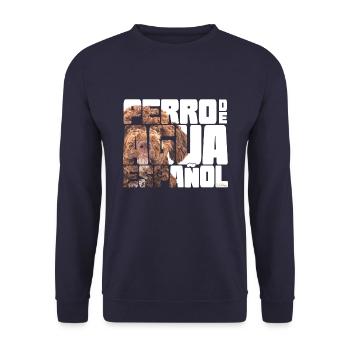NASSU - Perro De Agua - Unisex Sweatshirt - navy - Front - Alina (178cm) & Michal (187cm)