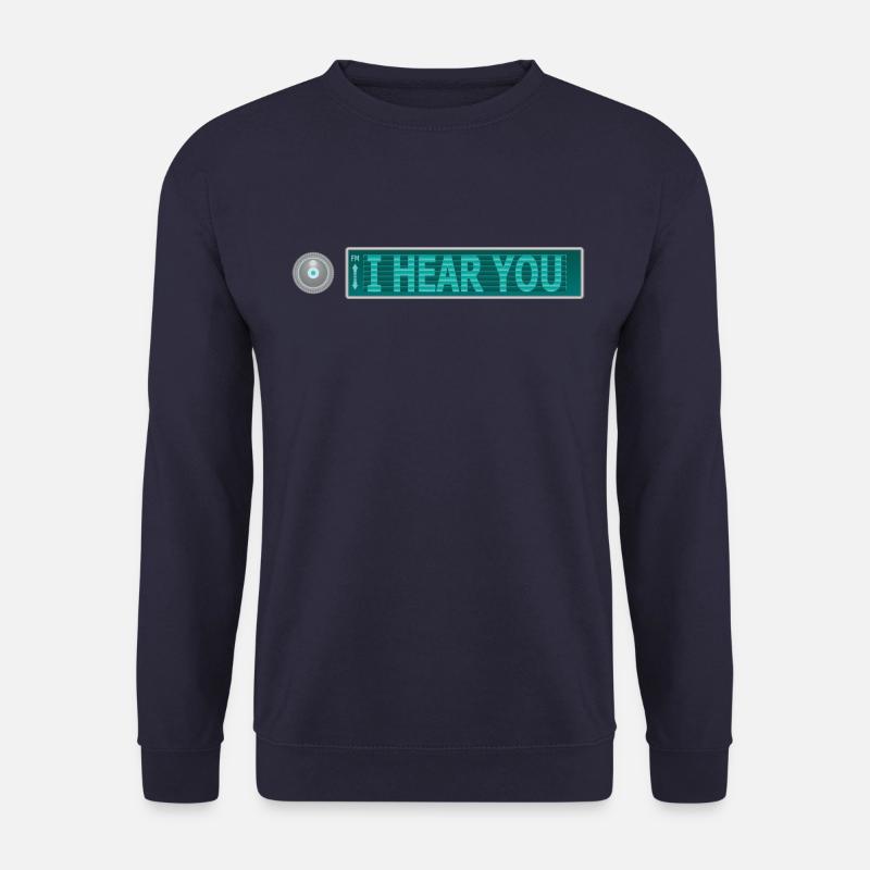 ICH HÖRE SIE - Unisex Pullover - Navy