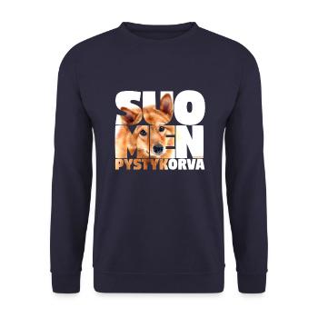 NASSU SPK 00 - Unisex Pullover - Navy - Vorne - Alina (178cm) & Michal (187cm)