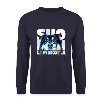 NASSU Lappari 021 - Sweat-shirt Unisexe - marine - Devant - Alina (178cm) & Michal (187cm)