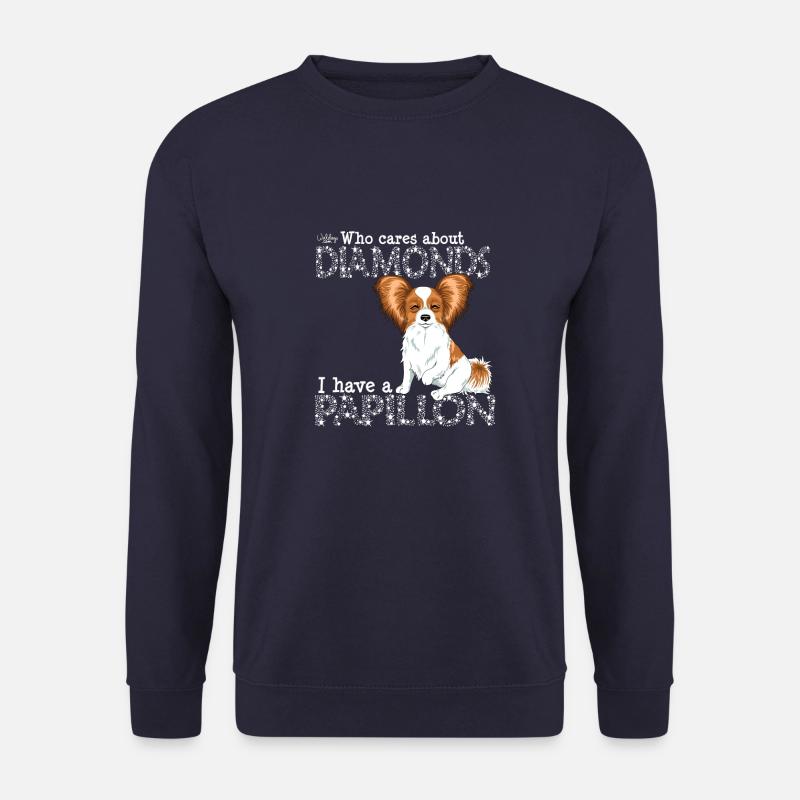 diamondpapillon - Unisex Pullover - Navy