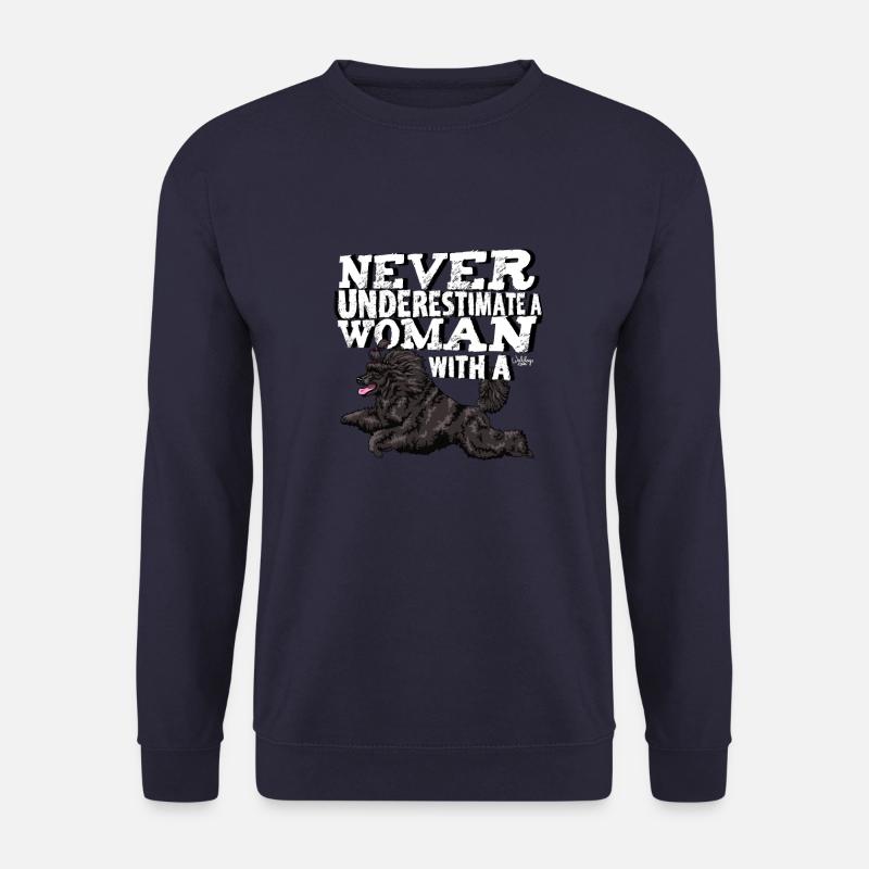 poodleunderestimatew2 - Unisex Pullover - Navy