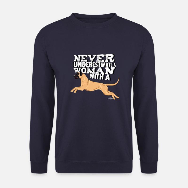 greatdaneunderestimate - Unisex Sweatshirt - navy