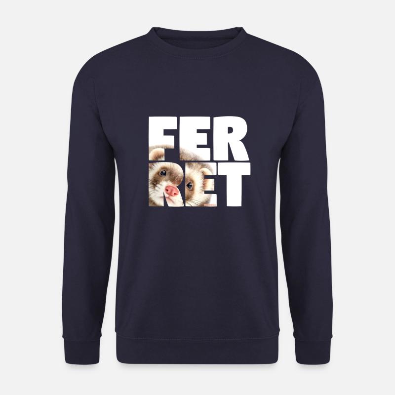 NASSU Frettchen - Unisex Pullover - Navy