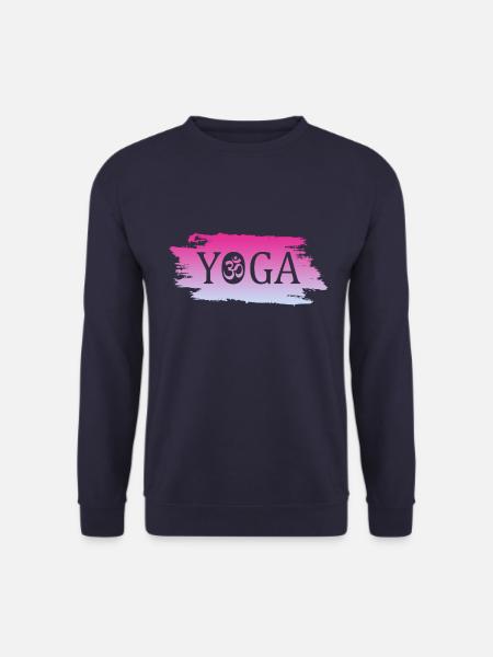 Yoga Namaste - Unisex Pullover - Navy
