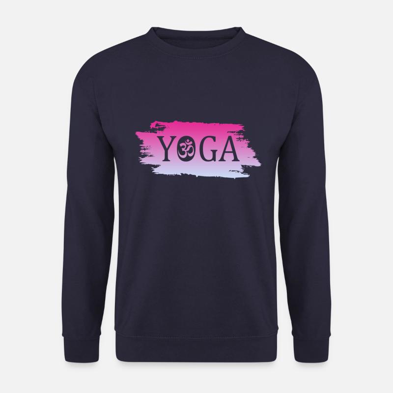 Yoga Namaste - Unisex Pullover - Navy