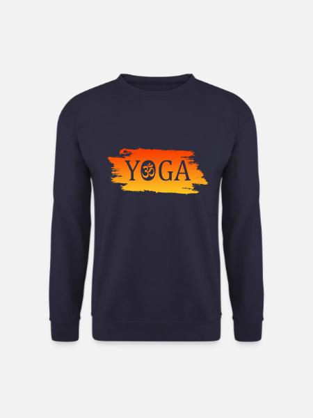 Yoga Om Namaste - Unisex Pullover - Navy