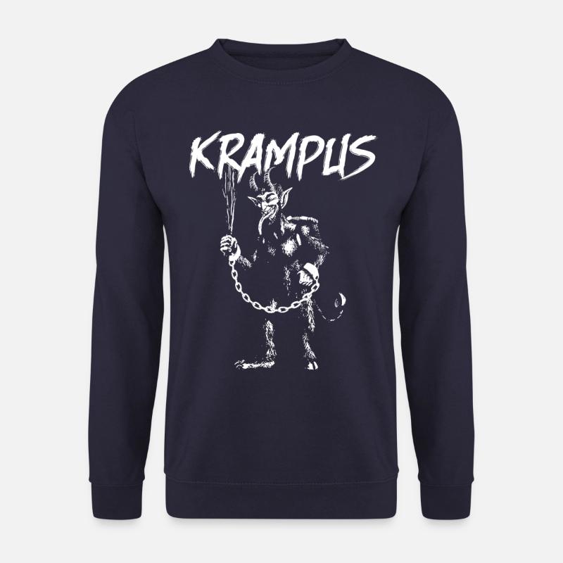 Krampus Christmas Gift - Unisex Sweatshirt - navy