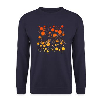 scuba diving - Unisex Pullover - Navy - Vorne - Alina (178cm) & Michal (187cm)