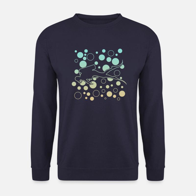 diving scuba diver - Unisex Pullover - Navy