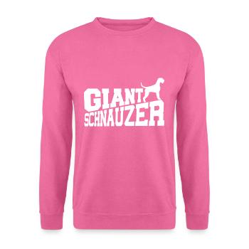Schnauzer Géant - Sweat-shirt Unisexe - rose - Devant