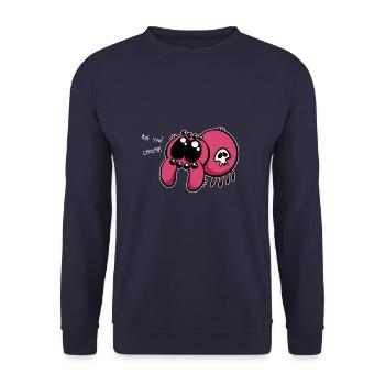 Eat You Chomp - Unisex Pullover - Navy - Vorne - Alina (178cm) & Michal (187cm)