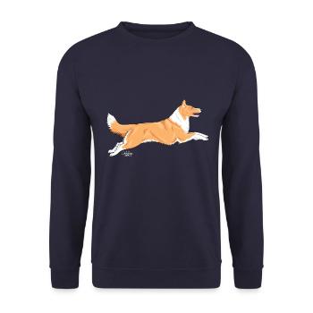 pkcollietan - Unisex Pullover - Navy - Vorne - Alina (178cm) & Michal (187cm)