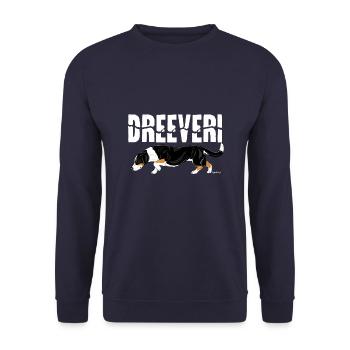 Dreeveri Dreeveri 2 - Unisex sweater - marineblå - Foran - Alina (178cm) & Michal (187cm)