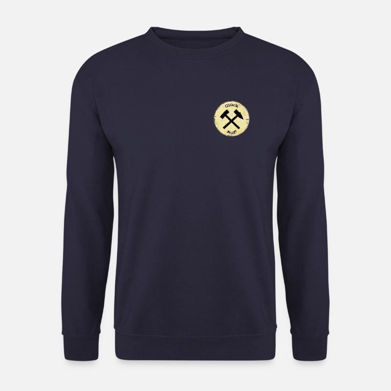 Glück Auf! (Schlägel+Eisen)altesSchild - Unisex Pullover - Navy
