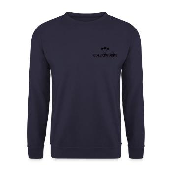 Schlager Vibes Kollektion - Unisex Pullover - Navy - Vorne - Alina (178cm) & Michal (187cm)