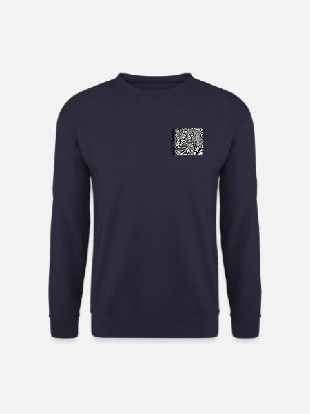 broken heart safari - Unisex Pullover - Navy