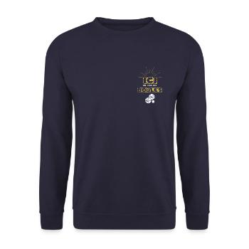 ON AIME LES BOULES - Sweat-shirt Unisexe - marine - Devant - Alina (178cm) & Michal (187cm)