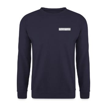 master - Unisex Sweatshirt - navy - Front - Alina (178cm) & Michal (187cm)