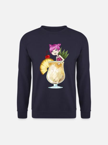 Pina Colada Cocktail - Unisex Sweatshirt - navy