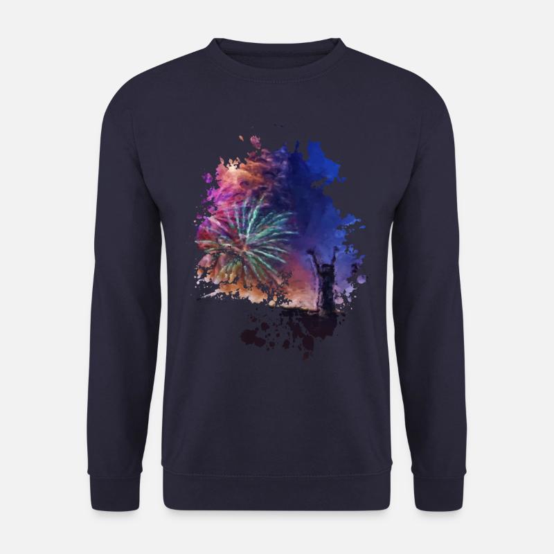 Feuerwerk - Unisex Pullover - Navy