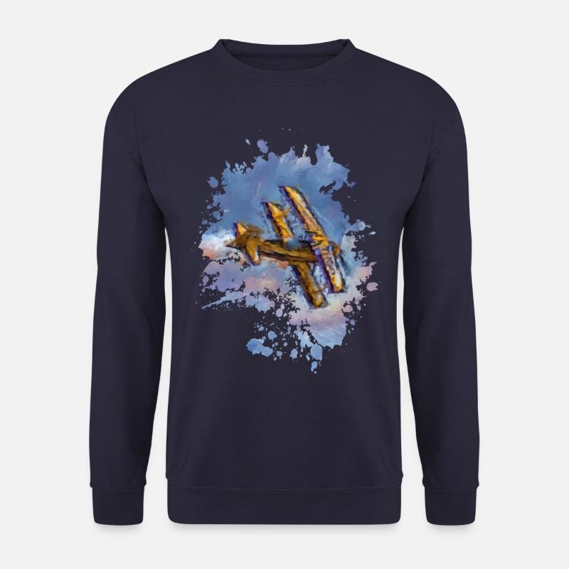 Flugzeug - Unisex Pullover - Navy