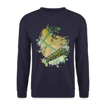 Raupe - Unisex Pullover - Navy - Vorne - Alina (178cm) & Michal (187cm)