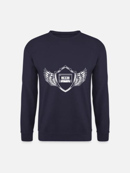 Kassette Wappen - Unisex Pullover - Navy
