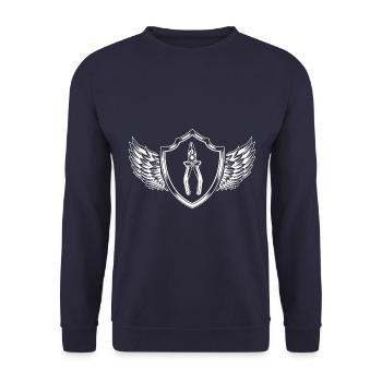 pince armoiries outil - Sweat-shirt Unisexe - marine - Devant - Alina (178cm) & Michal (187cm)