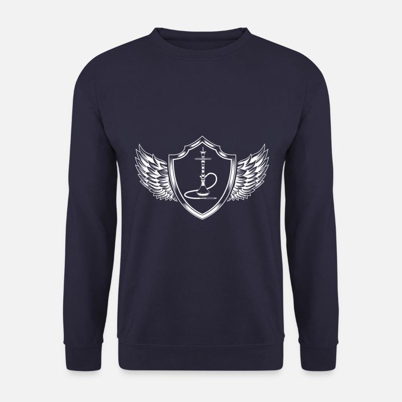Bong Rauchen Pfeife Wappen - Unisex Pullover - Navy