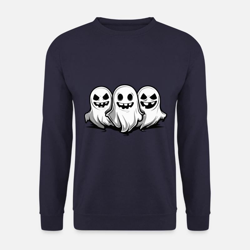 Ghosts Halloween Ghost - Unisex Sweatshirt - navy
