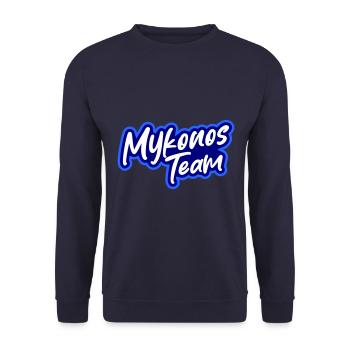 Mykonos Team - Unisex Sweatshirt - navy - Front - Alina (178cm) & Michal (187cm)