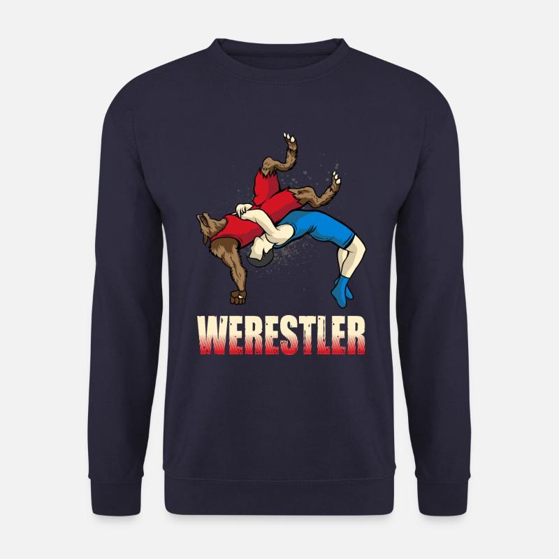 Varstler. Sjov Halloween amatørbryder - Unisex sweater - marineblå