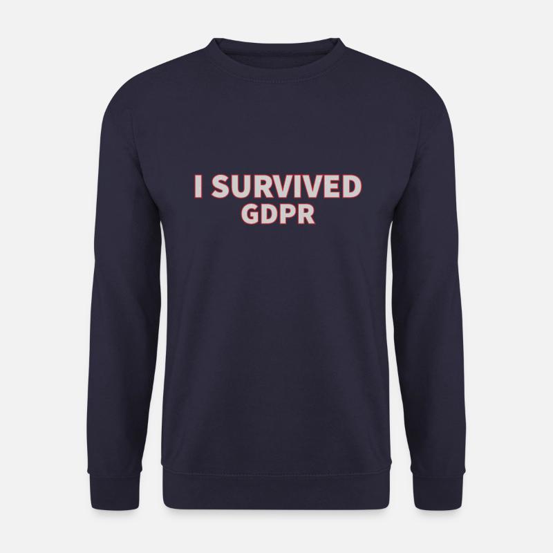 I Survived GDPR - Unisex Sweatshirt - navy