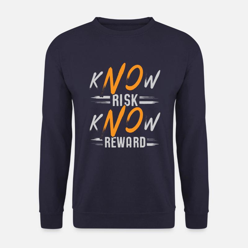 kNOw Risk, kNOw Reward - Unisex Sweatshirt - navy