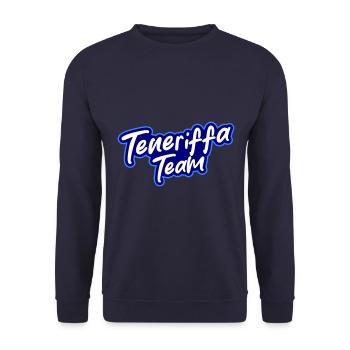 L’équipe de Tenerife - Sweat-shirt Unisexe - marine - Devant - Alina (178cm) & Michal (187cm)