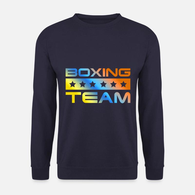 Boxing Crew Bunt - Unisex Pullover - Navy