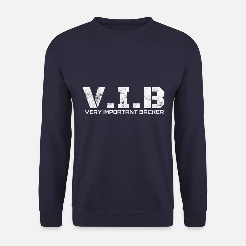 Bäcker Spruch Lustig Geschenk Backen Beruf - Unisex Pullover - Navy