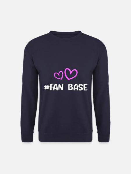 Fan Base Heart Love - Unisex Sweatshirt - navy