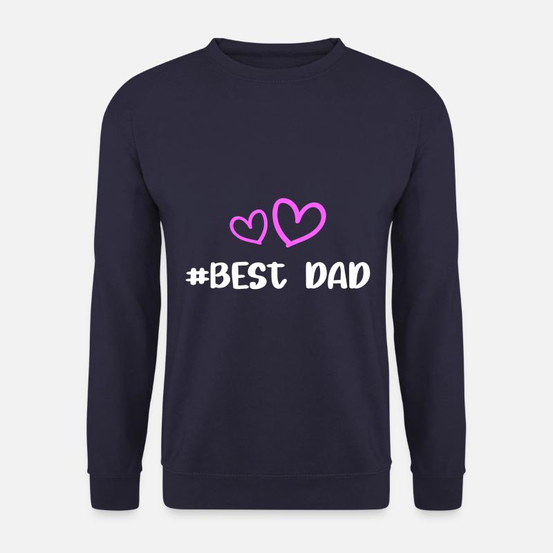 Best Dad Herz Liebe - Unisex Pullover - Navy