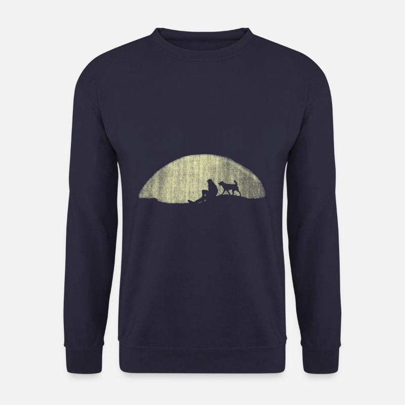 HUND FREUND SPAZIERGANG WANDERUNG MIT HAUSTIER - Unisex Pullover - Navy