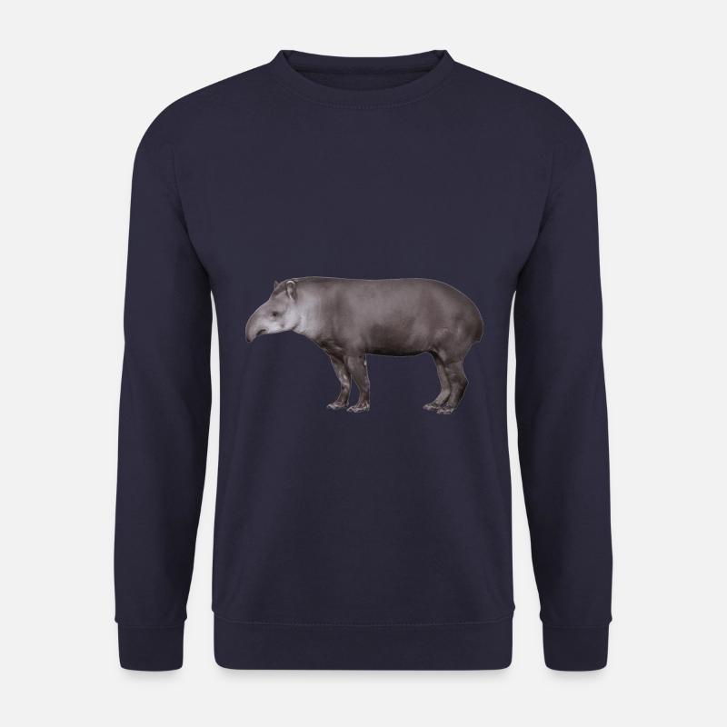 Der Tapir, Schwein oder Elefant? - Unisex Pullover - Navy