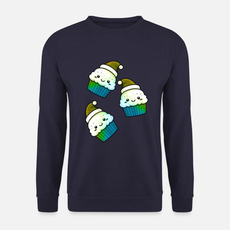 Cupcake Cake Baking Christmas - Unisex Sweatshirt - navy