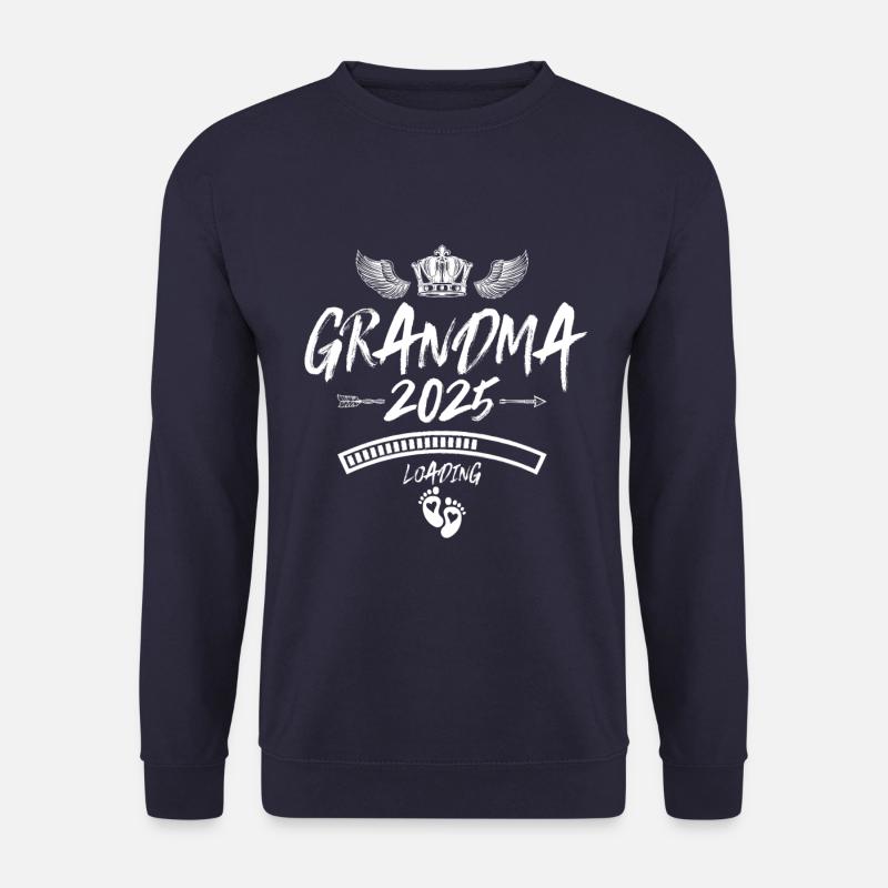 Oma 2025 Loading Grandma Spruch - Unisex Pullover - Navy