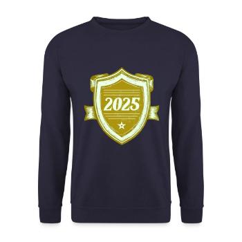 Année 2025 - Sweat-shirt Unisexe - marine - Devant - Alina (178cm) & Michal (187cm)