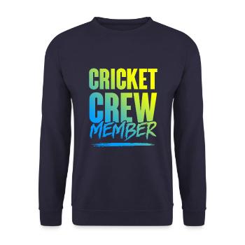 Équipe de cricket - Sweat-shirt Unisexe - marine - Devant - Alina (178cm) & Michal (187cm)