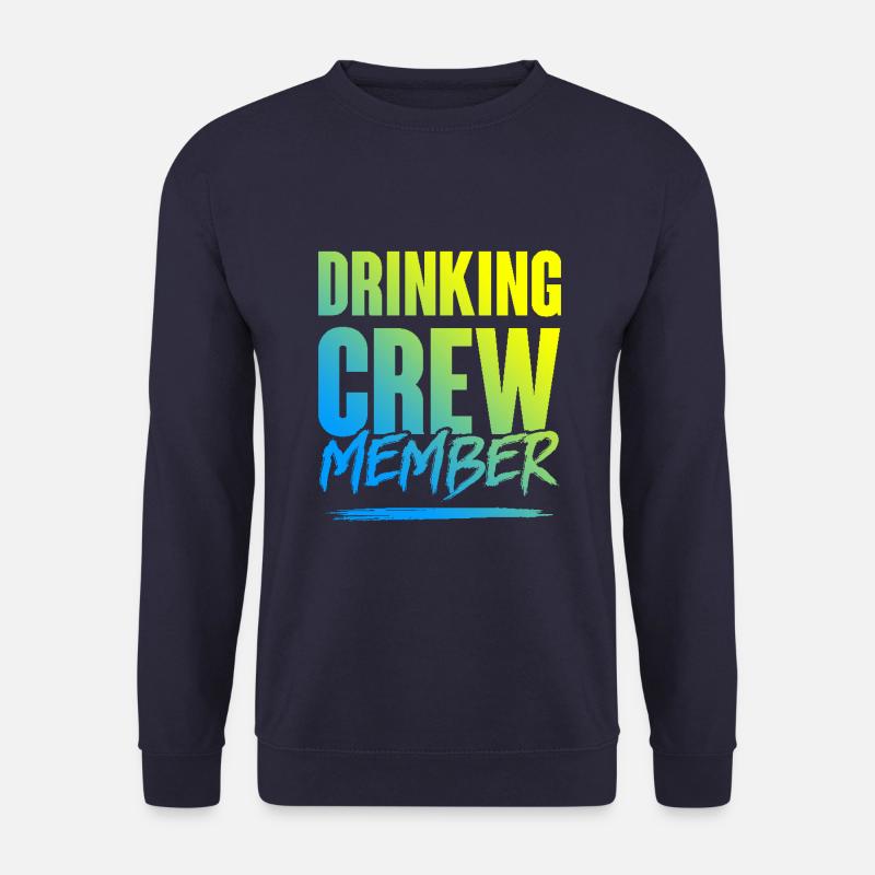 Drinking Crew - Unisex Sweatshirt - navy
