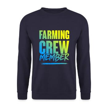 Farming Crew - Unisex Pullover - Navy - Vorne - Alina (178cm) & Michal (187cm)